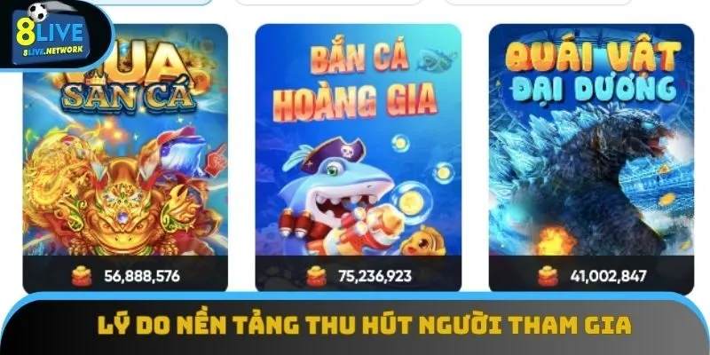 Lý do nền tảng thu hút người tham gia
