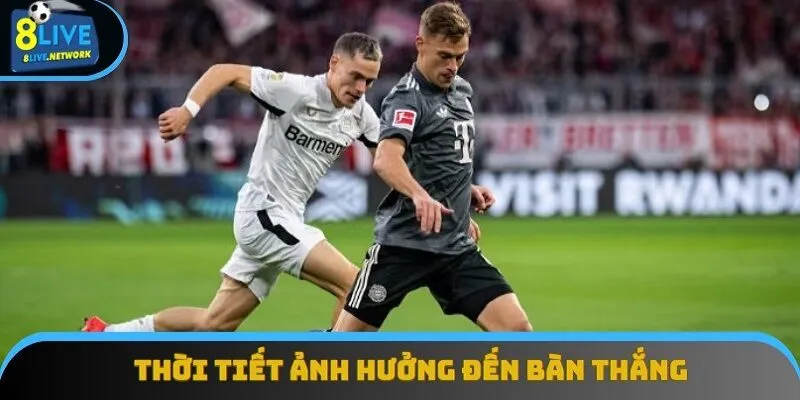 Yếu tố thời tiết có sự tác động lớn tới việc cầu thủ ghi nhiều hay ít bàn Yếu tố thời tiết có sự tác động lớn tới việc cầu thủ ghi nhiều hay ít bàn