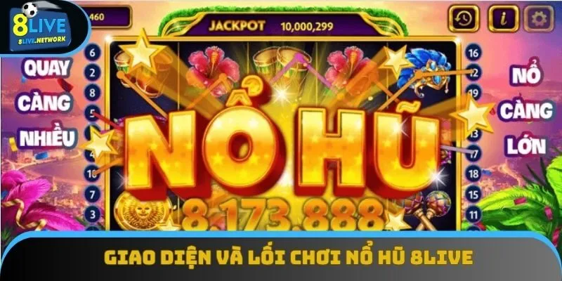 Giao diện và lối chơi nổ hũ 8live